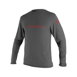 O'Neill Wetsuits Youth Basic Skins UPF 50+ Long Sleeve Sun Shirt  Graphite  8
