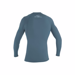 O'NEILL Men's Basic Skins 50+ Long Sleeve Rash Guard  Dusty Blue  L