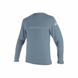 O' NEILL Men's Standard O'Neill Basic Skins UPF 50+ Long Sleeve Sun Shirt  Dusty Blue  Small