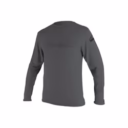 O'Neill Wetsuits Men's Standard Basic Skins 50+ Long Sleeve Sun Shirt Smoke X-Large