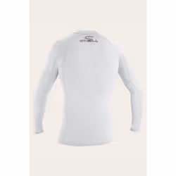 O'Neill Youth Basic Skins UPF 50+ Short Sleeve Rash Guard, White, 8