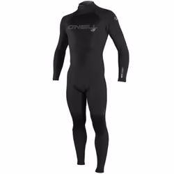 ONeill Wetsuits Mens Epic 43mm Back Zip Full Wetsuit BlackBlackBlack