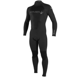 ONeill Wetsuits Mens Epic 43mm Back Zip Full Wetsuit  BlackBlackBlack