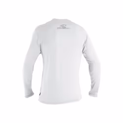 O' NEILL Men's Standard O'Neill Basic Skins UPF 50+ Long Sleeve Sun Shirt  White  Small