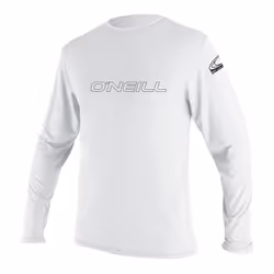 O' NEILL Unisex-Youth Basic Skins 50+ Long Sleeve Sun Shirt  White  8