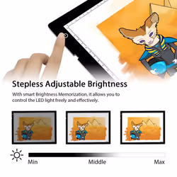 Huion L4S Ultra Slim LED Tracing Light Box for Anime Drawing Image Tracing