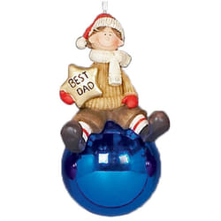 Christmas Tree Decoration Family Character 70mm Bauble - Dad