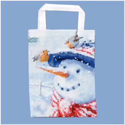 Premier Christmas Design Reusable Shopping Bag - Snowman Design