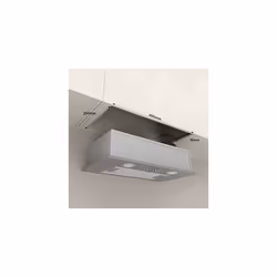 CBCS5913A Integrated Cooker Hood 52cm Stainless Steel Built in Canopy Hood LED Light 3 Speeds Undercabinet Extractor Fan