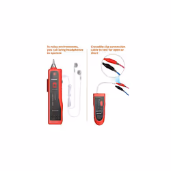 Wire Tracker RJ11 RJ45 Finder Ethernet LAN Multifunction Toner Tracer Network Cable Collation Telephone Line Tester Continuity Checking Red
