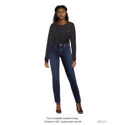 Levi's Women's 721 High Rise Skinny Ankle Jeans Pants  -carbon bay  24 US 00