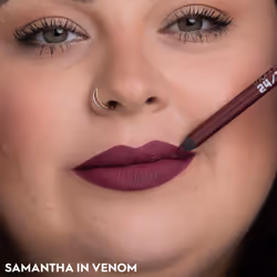 URBAN DECAY 24/7 Glide-On Waterproof Lip Pencil (Venom - Rich Plum), Smudge-Proof, Longwearing Lip Liner, Smooth & Creamy Colors, Moisturizing Formula