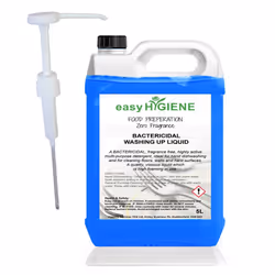 BLUE BAC Pump 5L Food Prep WASHING UP LIQUID 1x 5 Litre five Bactericidal