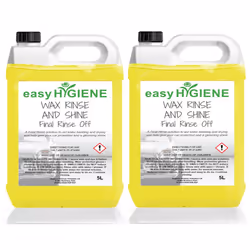 WAX RINSE and SHINE 10L Car Care Beading Drying Rinse Aid Concentrate 2x 5L