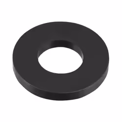 sourcingmap Rubber Flat Washers 25mm OD 12mm ID 3mm Thickness for Faucet Pipe Water Hose, Pack of 20