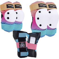 Triple 8 Saver Series 3-Pack Pad Set - Sunset