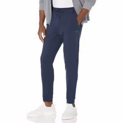 BOSS Men's Tonal Regular Fit Cotton Sweatpants  Basic Navy  XL