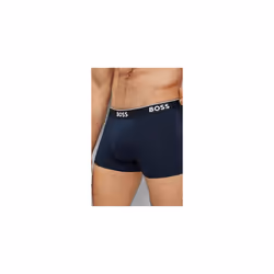 BOSS Men's 3-Pack Stretch Cotton Regular Fit Trunks  Navy/Charcoal/Blu
