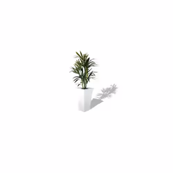 VTL 2 X LARGE WHITE MILANO PLANTER GARDEN FLOWER POT TRENDY GLOSS PLASTIC BEAUTIFUL