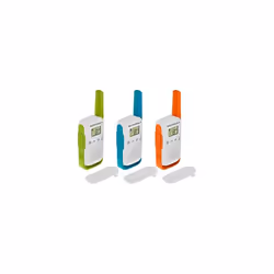 Motorola T42 Talkabout PMR446 2-Way Walkie Talkie Portable Radio's (One Pack of 3), Green