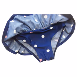 Jastore Baby Girls Swimwear One Piece Swimsuits Beach Wear with Headband (4-5T  Blue)