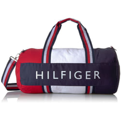 Tommy Hilfiger unisex adults Duffle Patriot Colorblock Duffel Bag  Navy/Red/White  One Size US