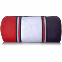 Tommy Hilfiger unisex adults Duffle Patriot Colorblock Duffel Bag  Navy/Red/White  One Size US