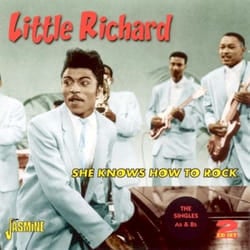 Jasmine Records Little RICHARD - She Knows How To Rock: The Singles As & Bs CD