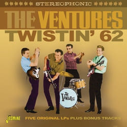 Jasmine Records The VENTURES - Twistin' 62 - Five Original LPs Plus Bonus Tracks CD