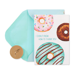 Papyrus Thank You Cards with Envelopes  Donut 14-Count