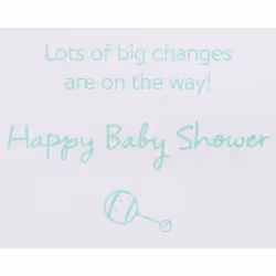 Papyrus Baby Shower Card Big Changes