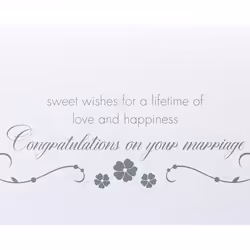 Papyrus Wedding Card Congratulations on Your Marriage