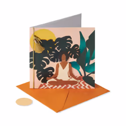 Papyrus Friendship  Thank You or Thinking of You Card for Her - Illustrated by Sarah Dahir Soul-Healer
