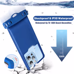 Niveaya 3D Waterproof Phone Case  IPX8 Shockproof Waterproof Phone Pou