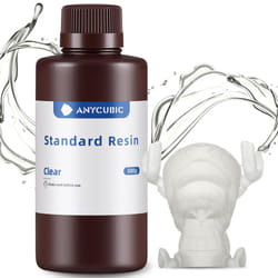 ANYCUBIC 3D Printer Resin  405nm SLA UV-Curing Resin with High Precision and Quick Curing & Excellent Fluidity for LCD 3D Printing Clear  500g