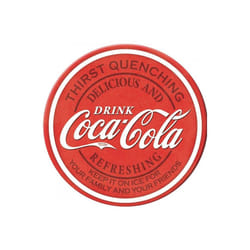 Coca-Cola 866572 Thirst Quenching Tin Magnet, Red