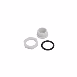 PG16 Nylon Male Threaded Cable Gland Screw End Cap Cover Gray 10pcs
