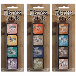 Ranger Tim Holtz Distress Mini Ink Pad Kits #4 #5 and #6 Bundle
