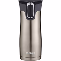 Contigo West Loop Stainless Steel Travel Mug with AUTOSEAL Lid 16oz. Stainless Steel/Black