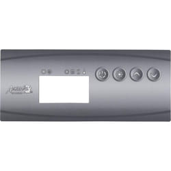 Hydro-Quip Overlay Gecko in.k19 4 Button P1 Lt Temp Up Temp Down 80-0236A