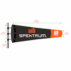 Spektrum Smart Airfield Windsock  10in x 36in  SPMPWS100