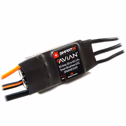 Spektrum Avian 30 Amp Brushless Smart ESC 3S-6S, ESC, Plastic, Black