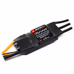 Spektrum Avian 45 Amp Brushless Smart ESC 3S-6S, ESC, Plastic, Black