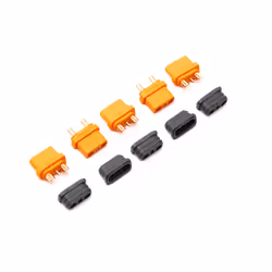 Spektrum SPMXCA324, Battery connector, Black, Orange