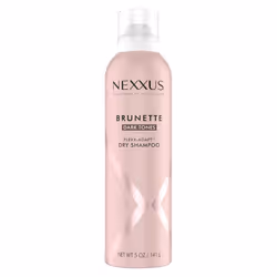 Nexxus Brunette Dry Shampoo For Dark Tones 72 Hour Freshness No Dull Residue with FLEXXADAPT Technology 5 Fl Oz