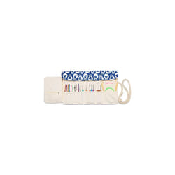 Knitting Needle Wrap, Knitting Needle Cases with Slots for Knitting Needles (up to 11-Inch/28cm), Crochet Hooks, Circular Knitting Needles and
