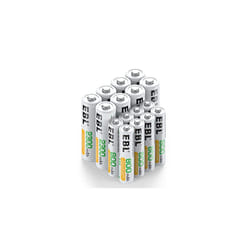 16pcs Ni-MH AA AAA Rechargable Batteries Combo (8 X 2300mAh AA Batteries and 8 X 800mAh AAA Batteries)