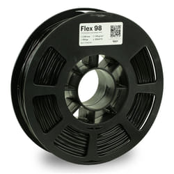 KODAK FLEX 98 Flexible 3D printer filament TPU BLACK +/-0.03 mm  750g (1.6lbs) Spool  2.85 mm. Lowest moisture premium 3D printer flex filament in Vac