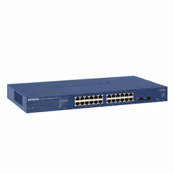 NETGEAR ProSAFE GS724Tv4 Managed L3 Gigabit Ethernet (10/100/1000) Blue
