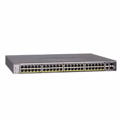 NETGEAR 52-Port PoE Gigabit/10G Stackable Smart Switch (GS752TXP), Managed, L2/L3, 10G Ethernet (100/1000/10000), Full duplex ...